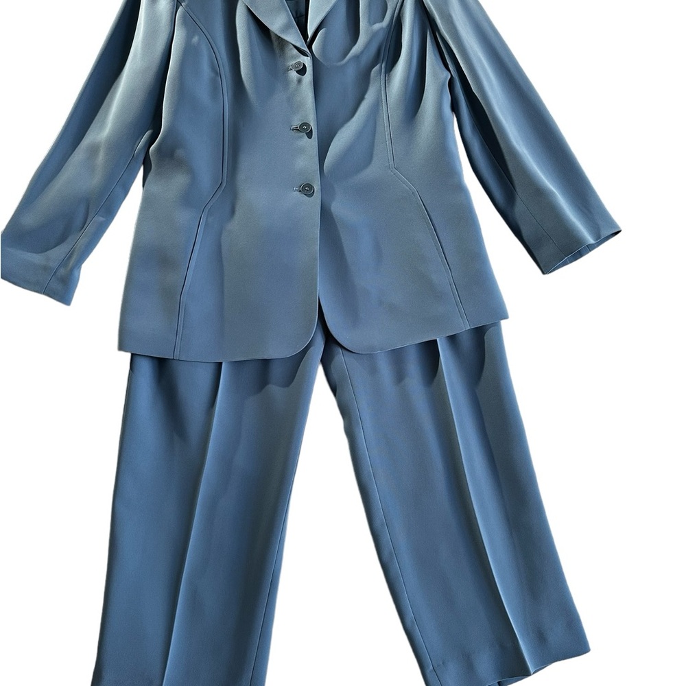 Women's Blue Blazer and Pants Set
